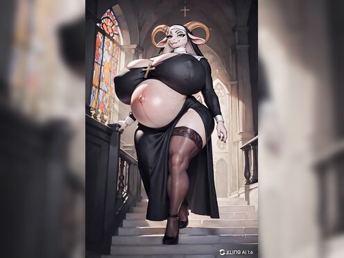 Pregnant Goat Girl - HyperGeared