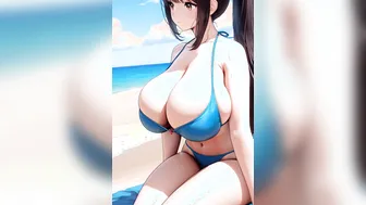 anime beach babe