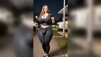 Futa Woman Jumping