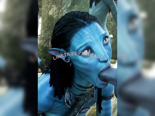 Neytiri deepthroat