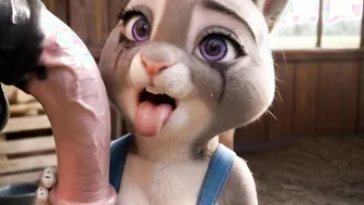 Judy looking at that horse cock
