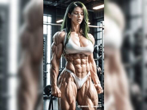Animated Muscle Girls
