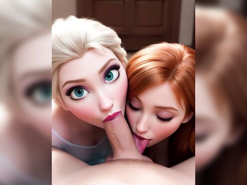 Elsa and Anna want to make you feel good - Daldraeic