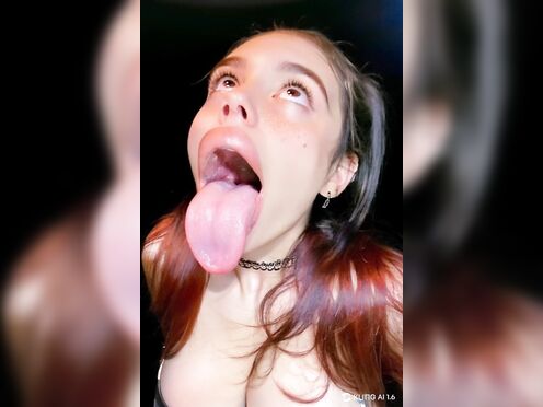 Ahegao Face long Tongue 6  - Gernearth