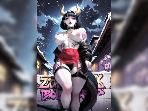 Demon Girl Walks Towards You
