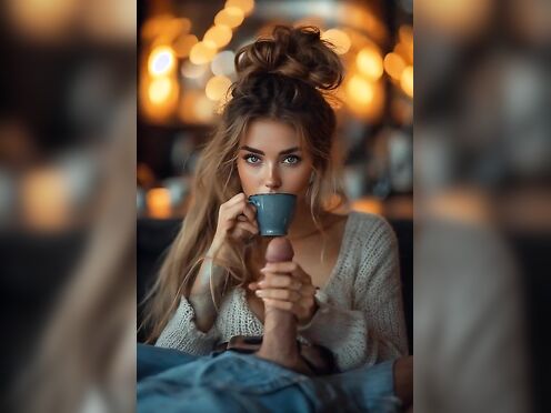 Strong coffee is the best way to wake up in the morning
