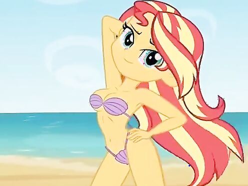 Sunset Shimmer Hot bikini