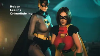 Robyn Learns Crimefighting - an adult erotic parody short clip