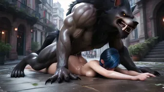 Jinx Fucked In City By Werewolf