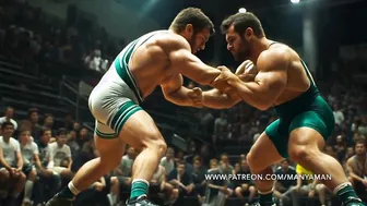 HOT AI guys in a Wrestle Match - MANYAMAN
