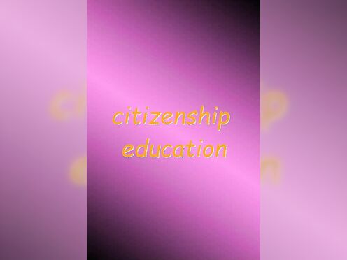 citizenship education