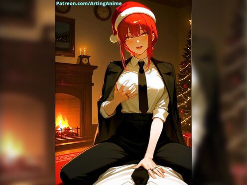 Makima's New Year Temptation - AI Chainsaw Man Animation