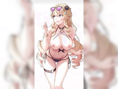 Anime Blondy sucks you dry