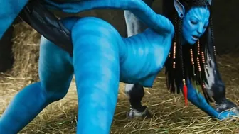 Neytiri with alien horsecock