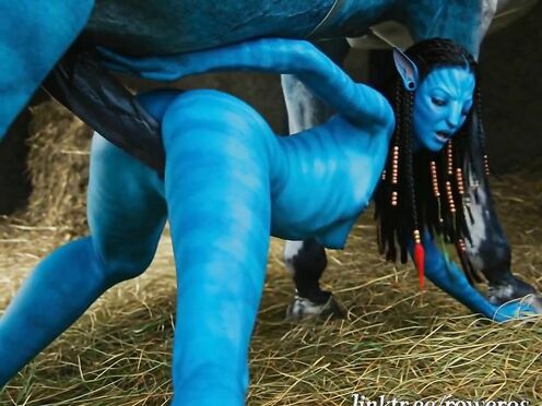 Neytiri with alien horsecock