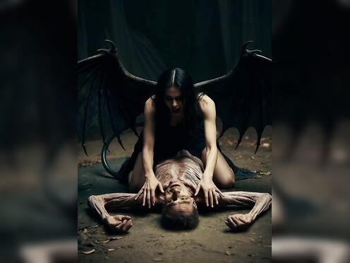 A succubus absorbs a man's energy.