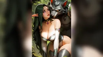 Night elf x Worgen