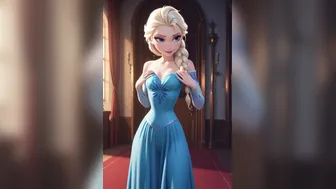 Elsa (frozen) titty flash