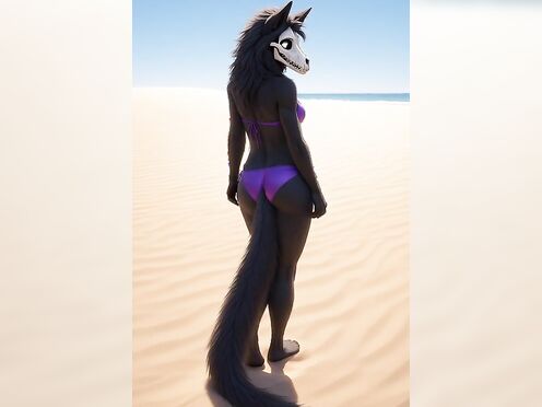 Mal0 on the beach