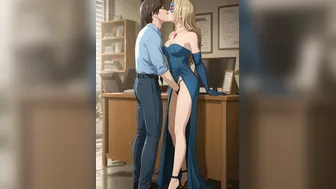 You Chose Dinner With Blonde Blazer