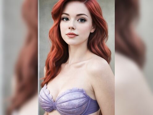 Realistic Ariel the Mermaid