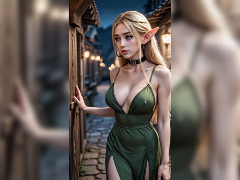 Blonde Elf goes to Orc Tavern