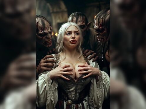 Princess kissing orc