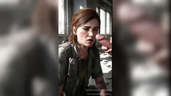 Ellie (The last of us part 2) Sucking dick