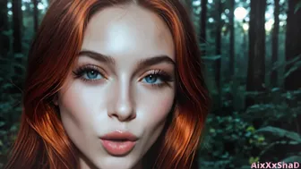 Beautiful Redhead Slut Sucks My Cock And Fucks In The Forest