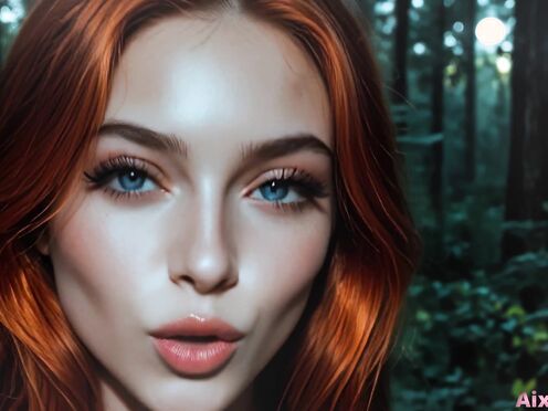 Beautiful Redhead Slut Sucks My Cock And Fucks In The Forest