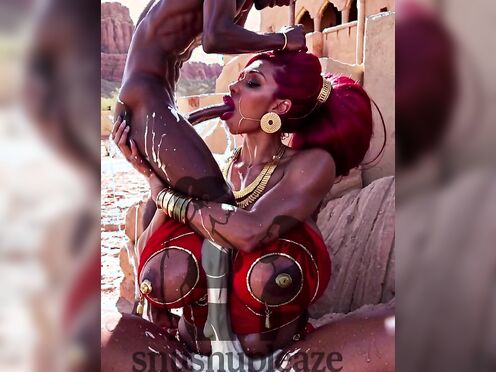 Giantess Blowjob