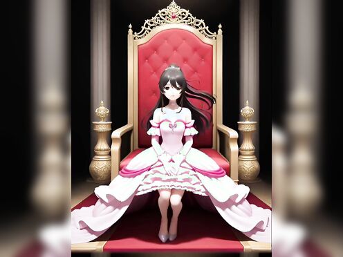 Princess Lili erotic throne