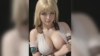 Sophitia Alexandra showing her big boobs (Soul Caliber).