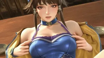 Xianghua showing her boobs (Soul Caliber).