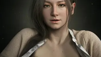 Mia Winters showing her boobs (Resident Evil).