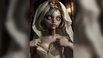 Angie showing her boobs (Resident Evil).