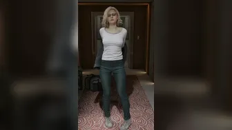 Grace Ashcroft showing her boobs (Resident Evil).