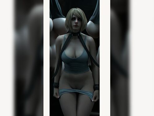 Ashley Graham shows her legs & pussy (Resident Evil).