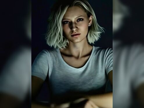 Grace Ashcroft shows her cute boobs (Resident Evil).