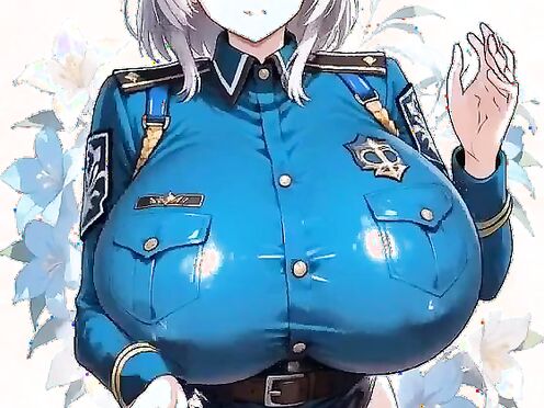 Officer flashing