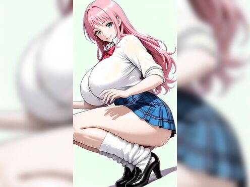 School Girl weird pussy glitch