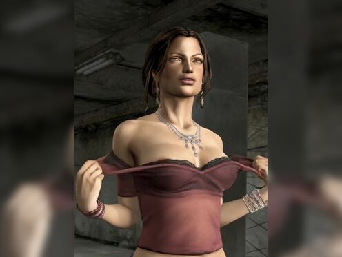 Cynthia Velasquez is ready for the "special favor" (Silent Hill).