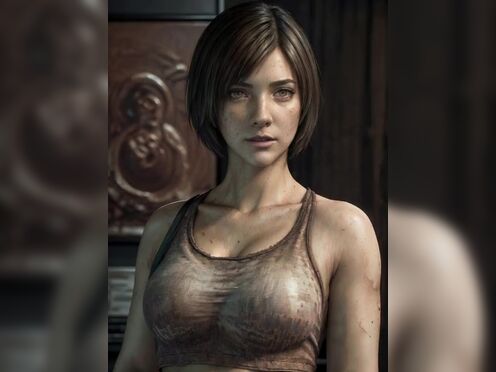 Eileen Galvin showing her perfect boobs (Silent Hill).