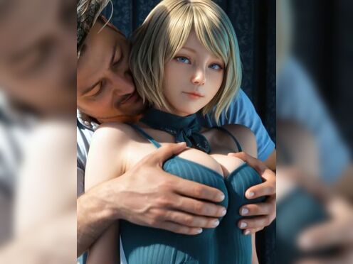 Every Resident Evil player's dream (Ashley Graham).