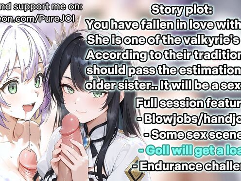 Pass 5 Brunhilde's challenges to become Goll's beloved (Sex JOI)