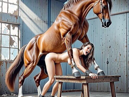 Girl and her horse 2b