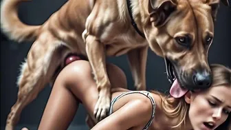 girl and her dog 1