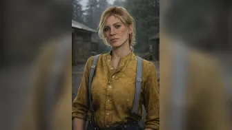 Fake AI Sadie Adler from Red Dead Redemption 2 Titty Grab