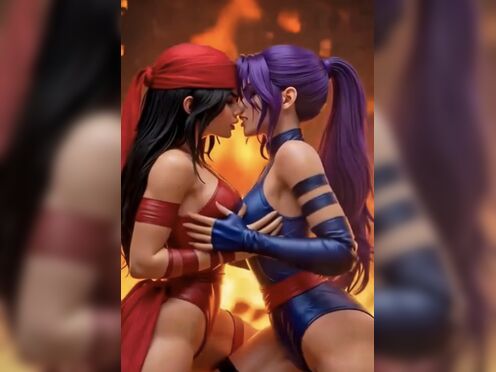 Psylocke x Elektra