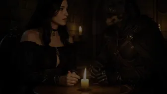 Yennefer and Her Werewolf "Escort"